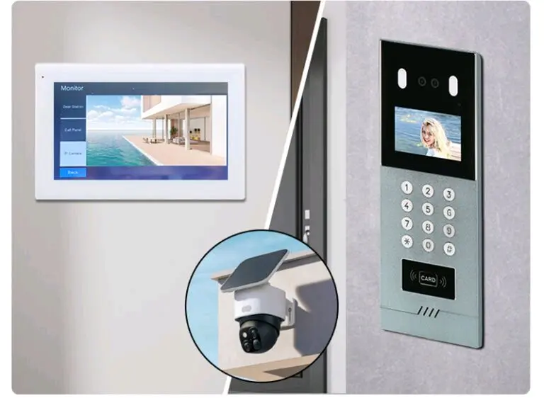 Smart IP Apartment Outdoor Station Press  Button With Face  Recognition 4