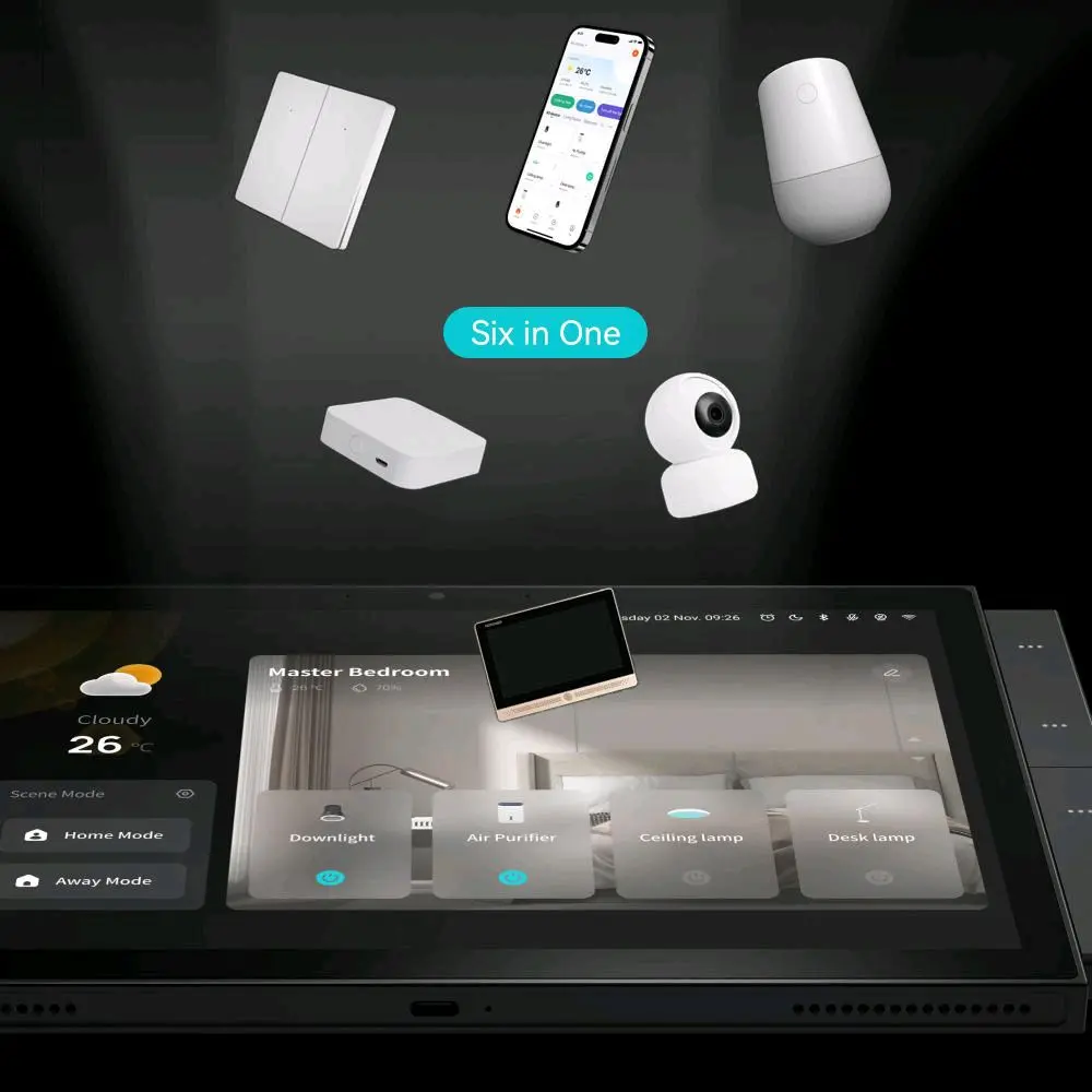Smart Touch Screen 10 Inch Control Panel Built -in (Zigbee - Bluetooth - Alexa - Music Player) 4