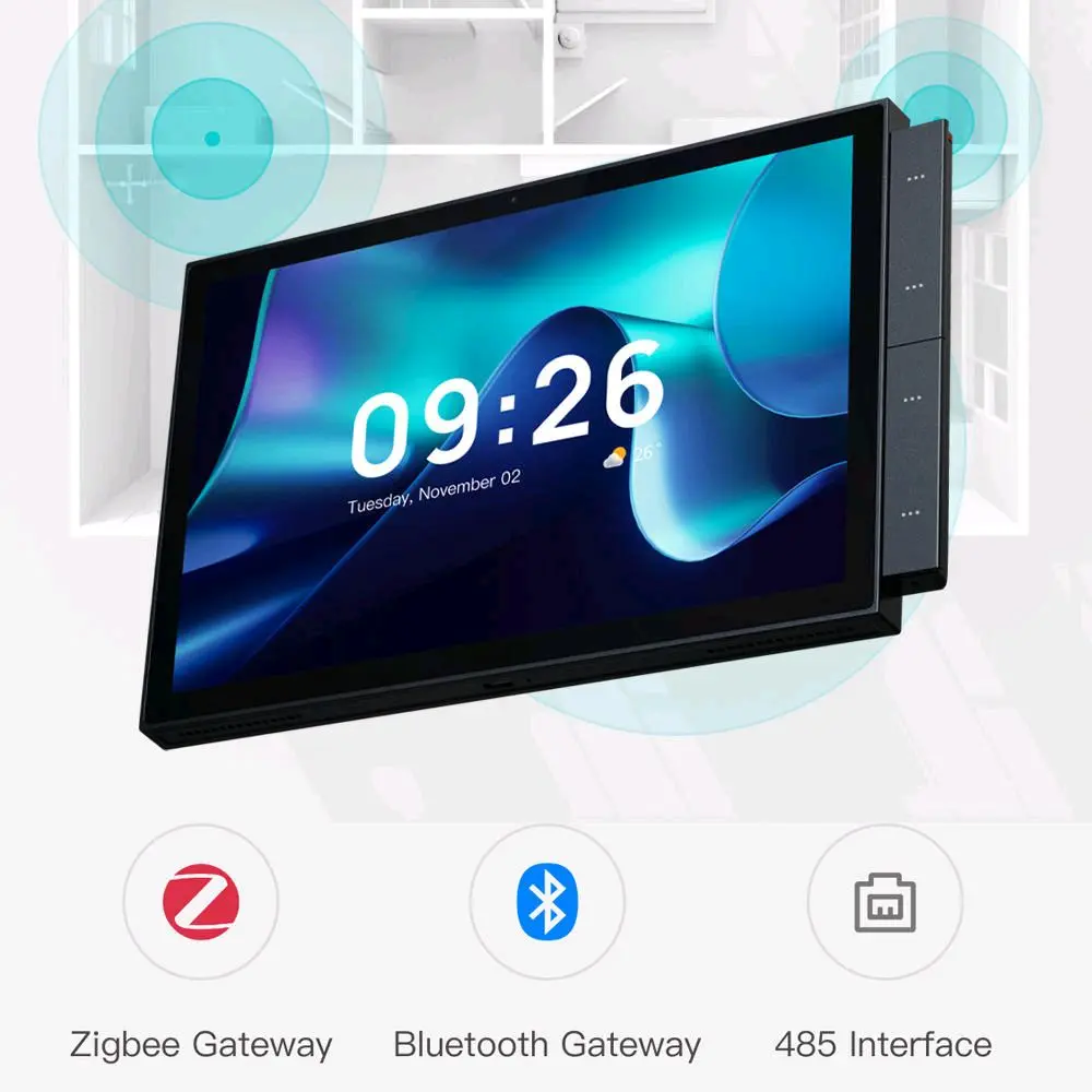 Smart Touch Screen 10 Inch Control Panel Built -in (Zigbee - Bluetooth - Alexa - Music Player) 2
