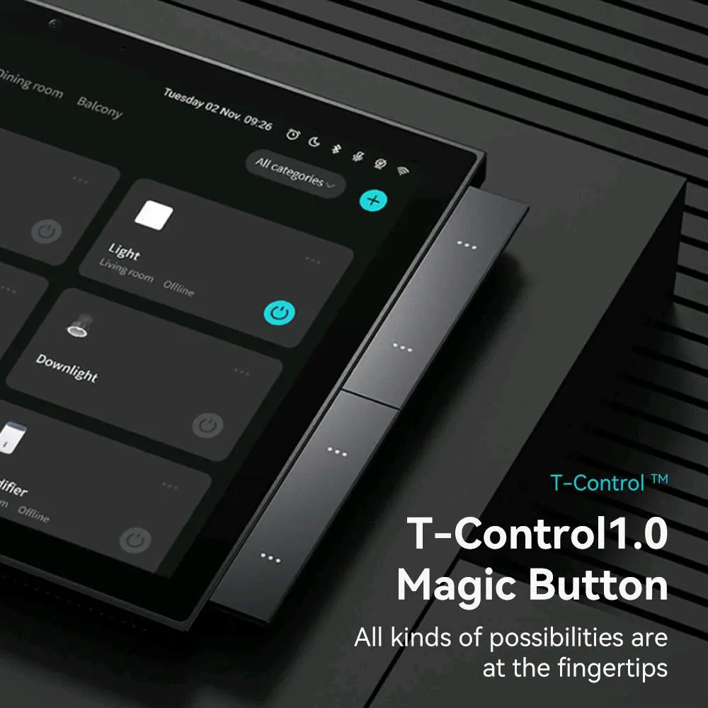 Smart Touch Screen 10 Inch Control Panel Built -in (Zigbee - Bluetooth - Alexa - Music Player) 3