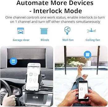 Sonoff 4CHP RO R3 4-Gang WiFi Smart Switch With RF Control 3