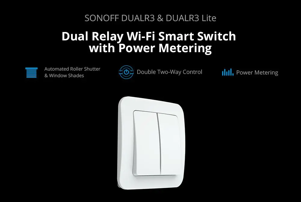 Sonoff Dual R3 2-Gang WiFi Smart Switch 3