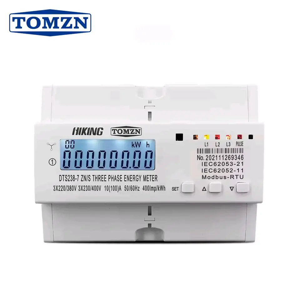 TOMZN WiFi Three Single Phase Energy Meter