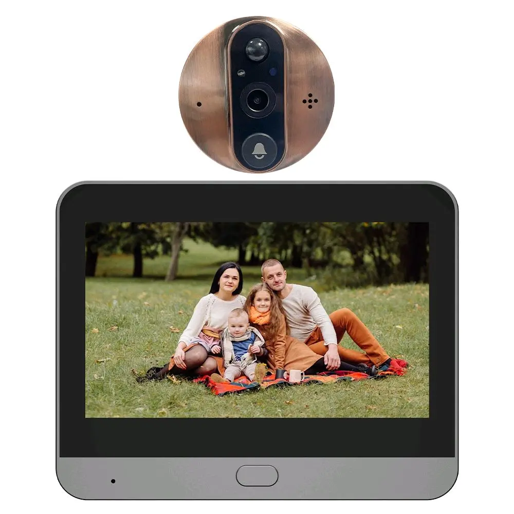 Tuya Doorbell  Peephole Camera (Bronze) 2