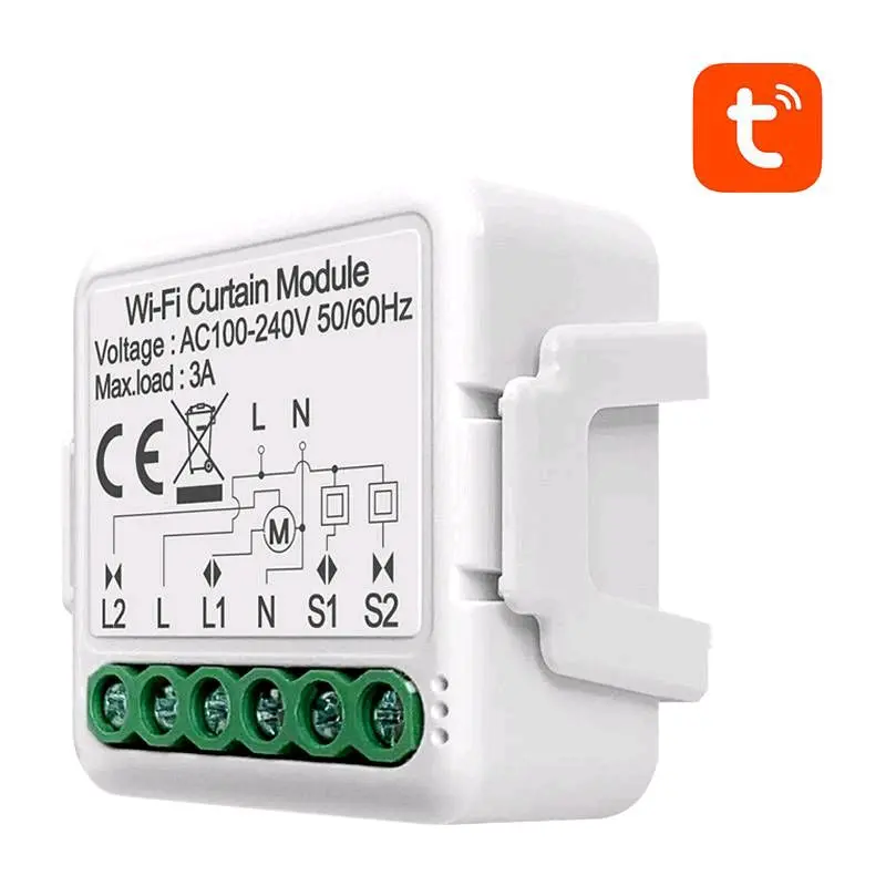 WiFi Smart Curtain Switch - قناتين 3